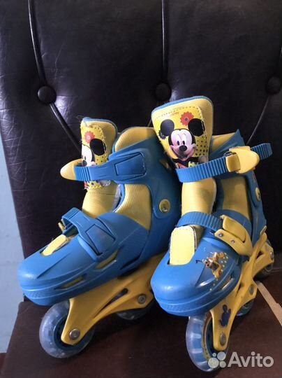 Роликовые коньки детские раздвижные 30-33