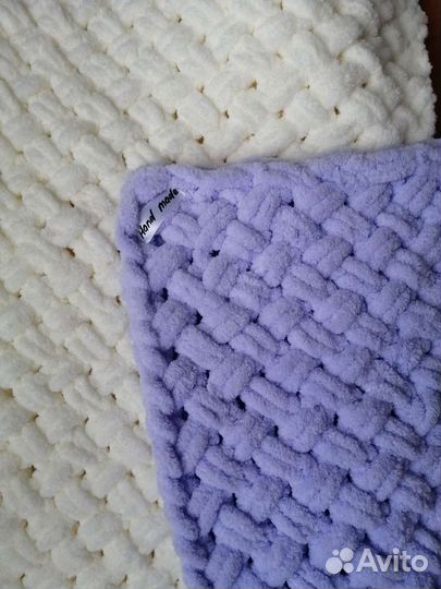 Плед детский плюшевый ручная работа