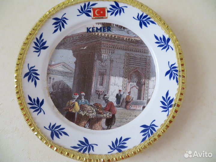 Тарелки сувенирные Турция, Кипр, Елабуга,Хохлома