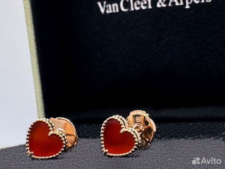 Серьги van cleef