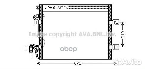 Конденсер MB W221 3.2-6.0/6.3 AMG/6.5 AMG 05- M