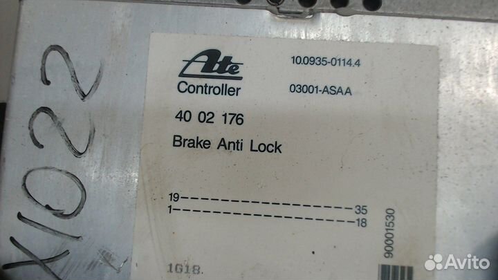 Блок управления абс Saab 900, 1992