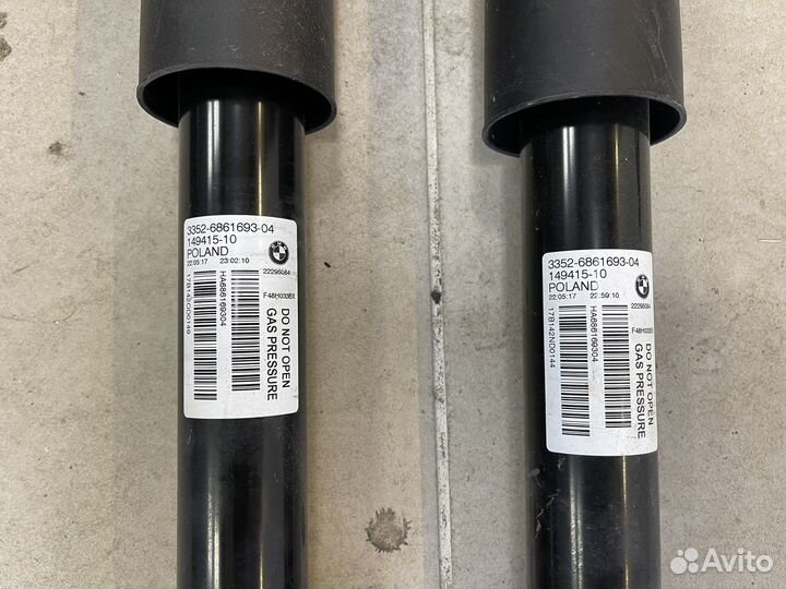 Задние амортизаторы на BMW X1 F48