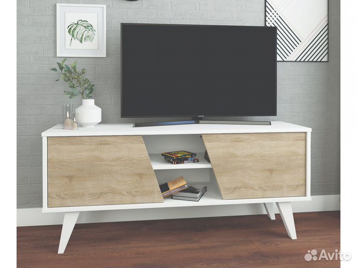 Тв тумба белая Волга