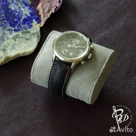 Ремешок на Maurice Lacroix. Кожа акулы. Handmade