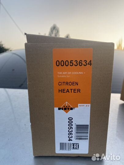 Радиатор печки peugeot 206