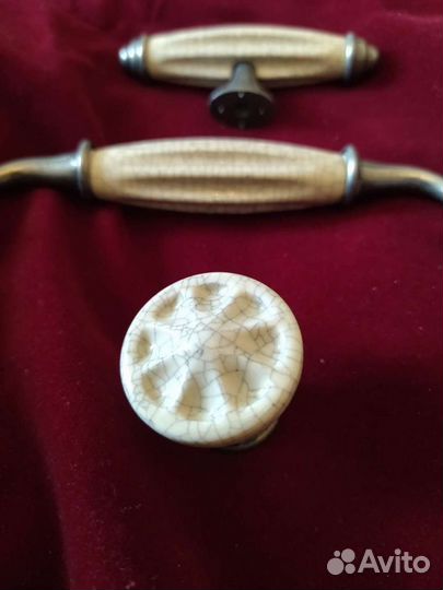 Мебельные ручки керамика