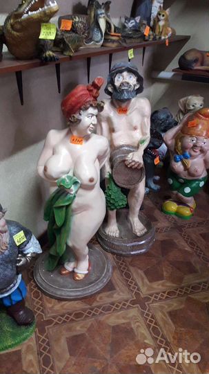 Садовые фигуры, скульптуры, кашпо