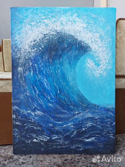 Картина акрилом на холсте