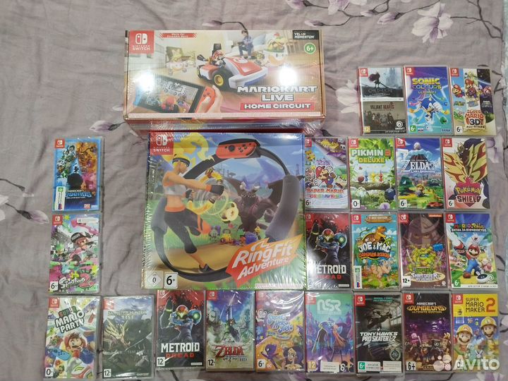 Nintendo switch картриджи новые