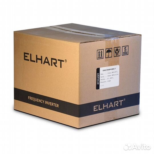 Преобразователь частотный elhart 5,5 кВт