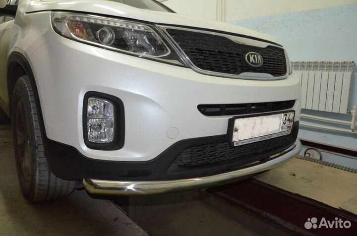 KIA Sorento 2013 Защита переднего бампера