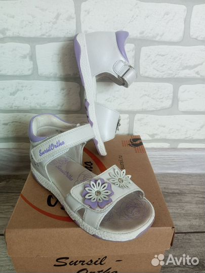 Сандалии ортопедические кожаные 28 р-р