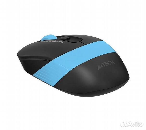 Беспроводная мышь A4Tech Fstyler FG10S, черный/син