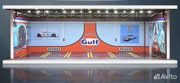 Диорамма парковка 1:64