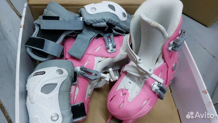 Роликовые коньки детские раздвижные