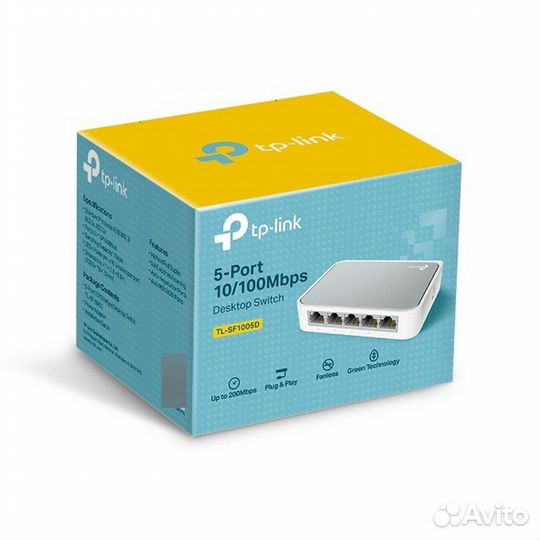 Коммутатор TP-Link TL-SF1005D 5-ти портовый