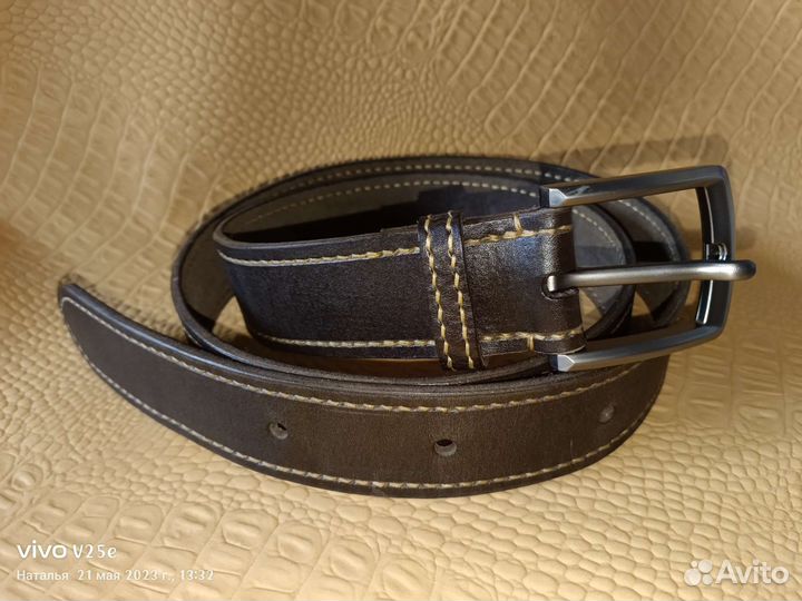 Ремень кожаный