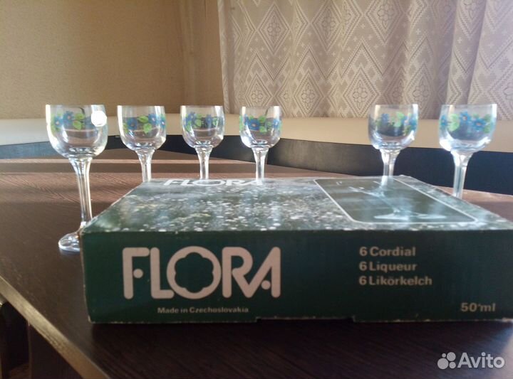 Хрустальные (Богемский) бокалы для вина СССР