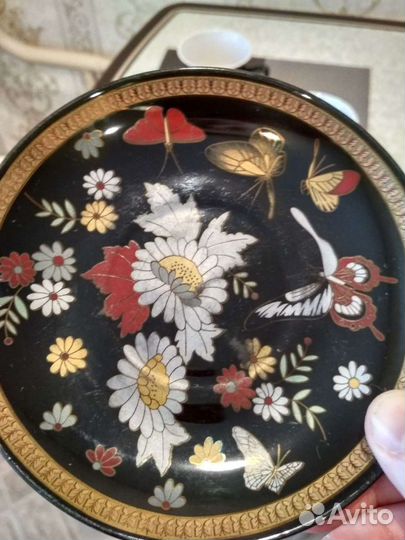 Чашка с блюдцем фарфор