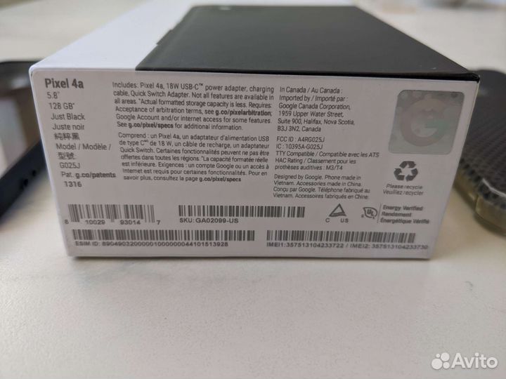 Google Pixel 4a, 6/128 ГБ