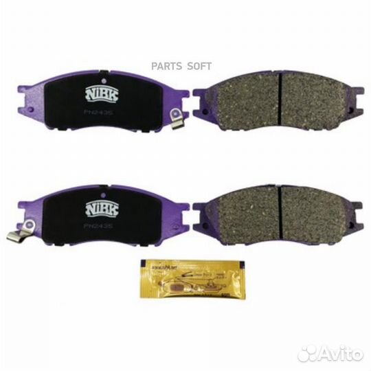 Nibk PN2435 Колодки тормозные дисковые перед