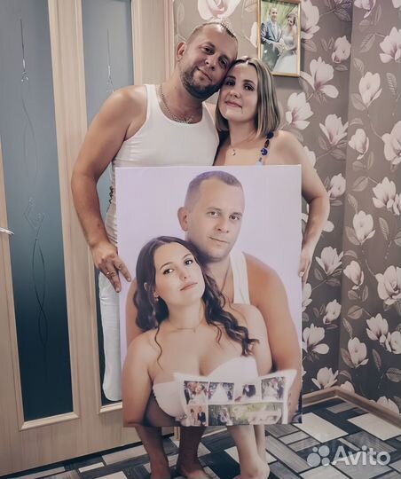 Портрет на холсте по фото