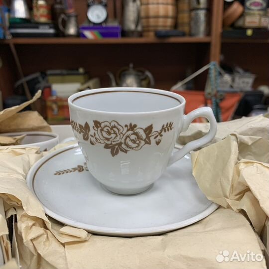 Советский Кофейный Сервиз Кофейная Пара СССР 6Шт