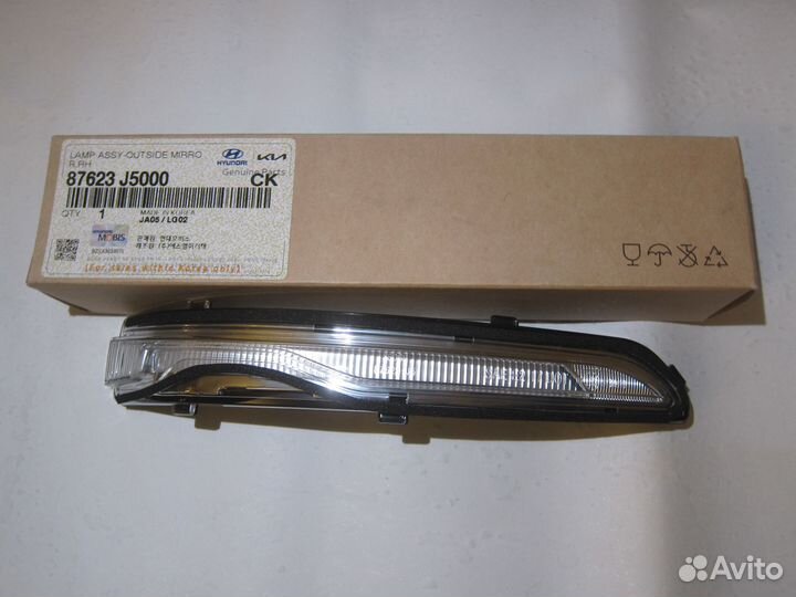 Указатель поворота в зеркале правый Kia Stinger