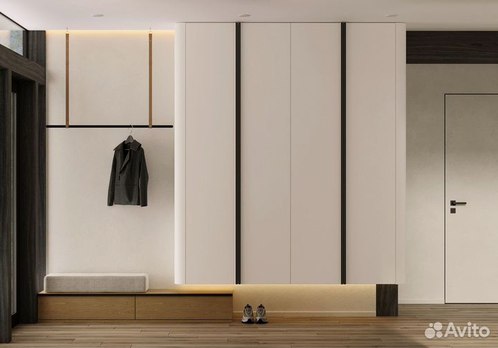 Угловой шкаф распашной