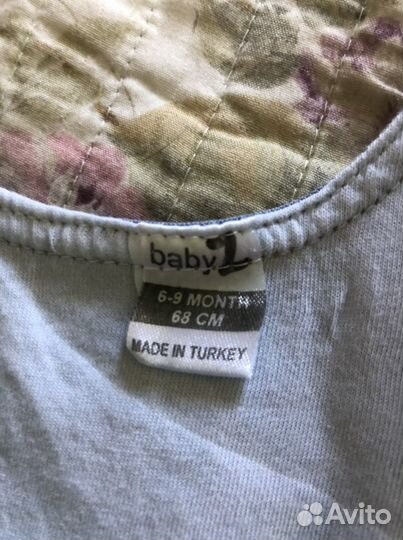 Джинсовый комбинезон на 6 месяцев