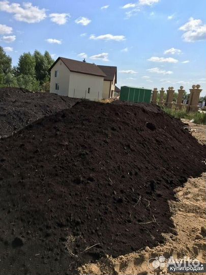 Земля плодородный грунт чернозём