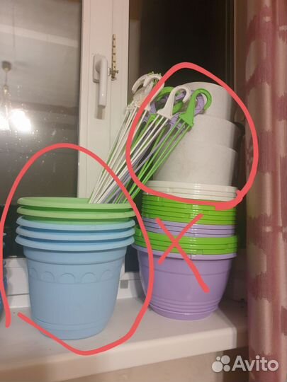 Цветочные горшки, кашпо 3,6л