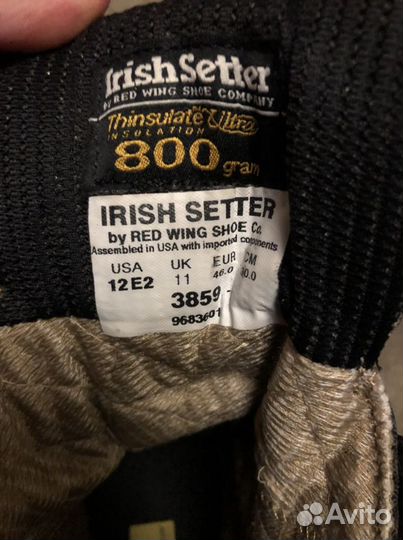 Ботинки irish setter