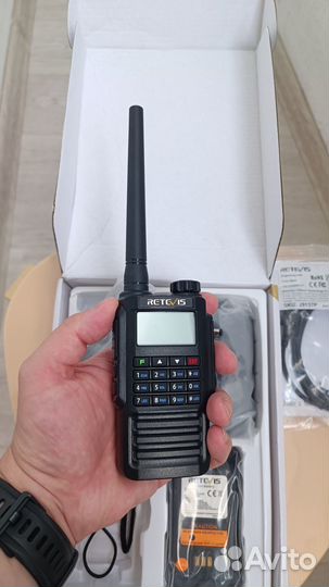 Рация двухдиапазонная Retevis RT87 + Кабель