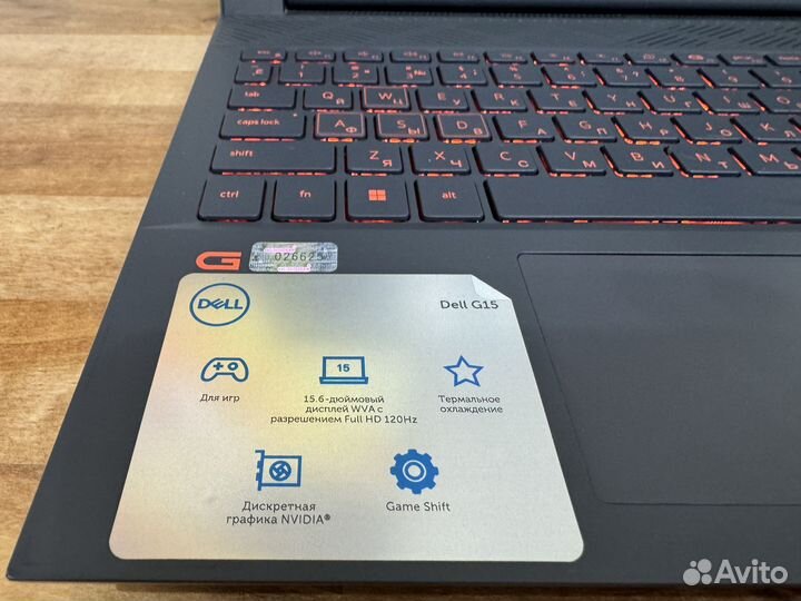 Монстр Dell i5-10500H 12 ядер 16Gb SSD 768 GTX1650