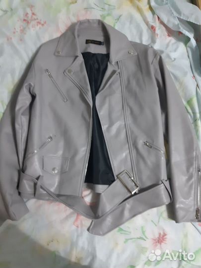 Куртка кожаная женская 42 44 размер