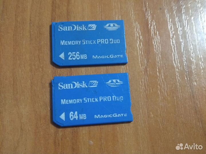 Карты памяти Memory Stick Pro Duo