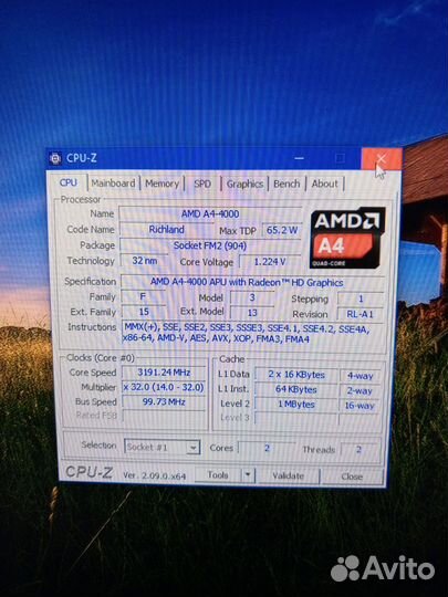 Процессоры AMD FX, PhemonX6, A4, Athlon