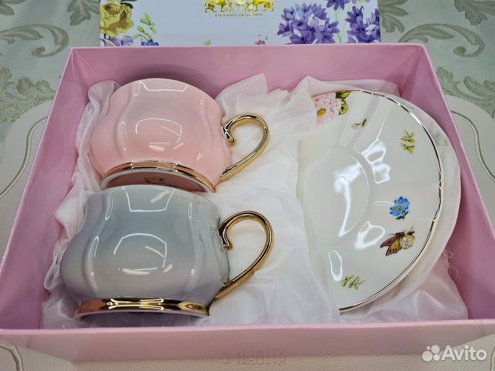 Чайный набор на 2 персоны 4пр. lefard времена года