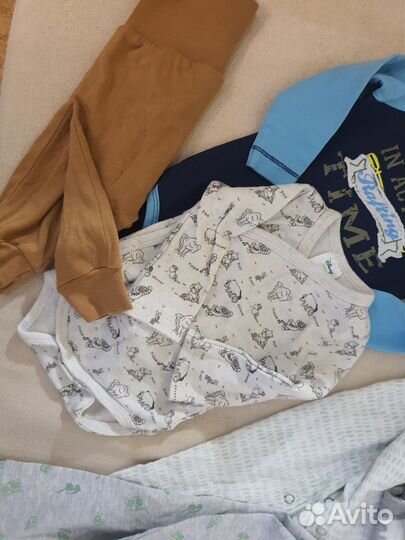 Комплект брендовой одежды от 0 до 3 мес