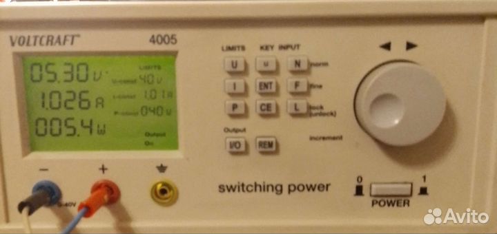Импульсный блок питания voltcraft 4005
