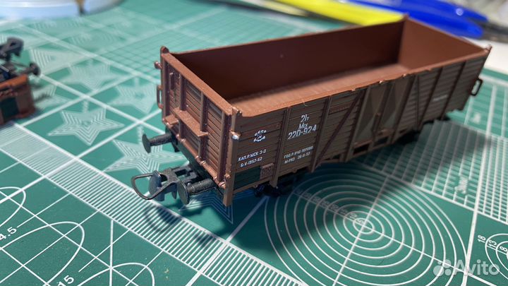 Грузовые вагоны СССР сжд roco 1/87