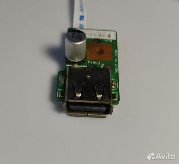 Разъём USB со шлейфом для ноутбука MSI CX500