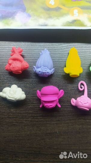 Тролли из пятерочки ластики коллекция