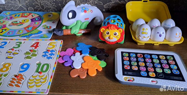 Развивающие интерактивные игрушки (пакетом)
