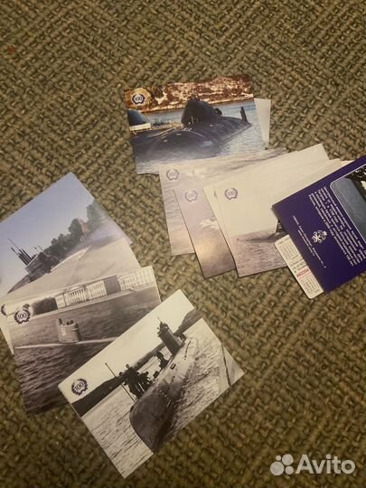 Из истоии подводных сил России, открытки