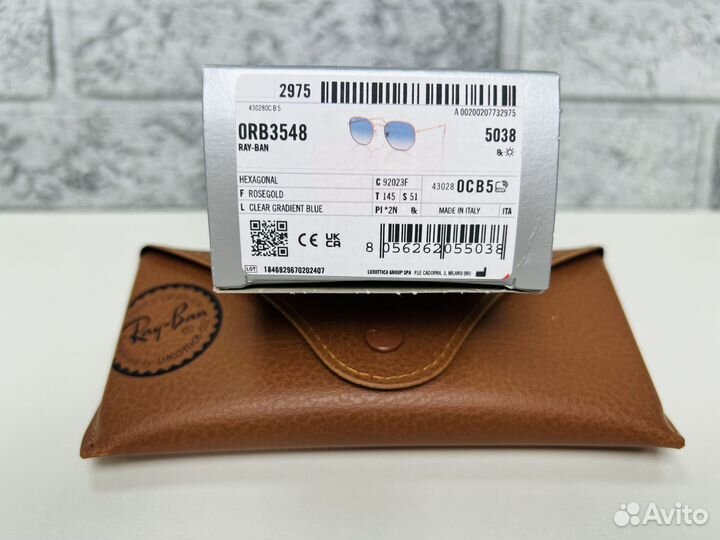 Очки Ray Ban Hexagonal RB 3548 9202/3F - Оригинал