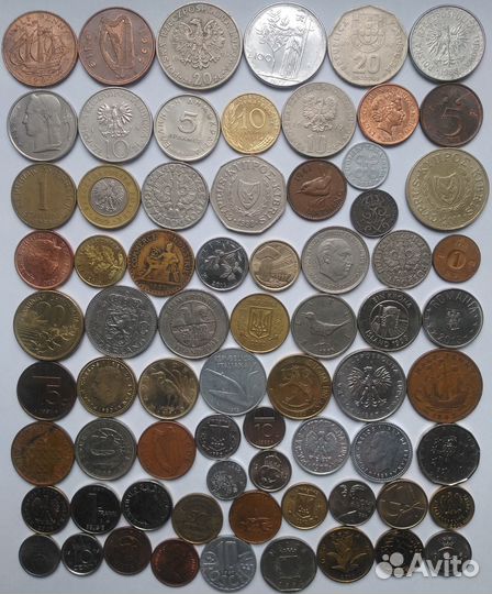 150 монет мира без повторов по типу