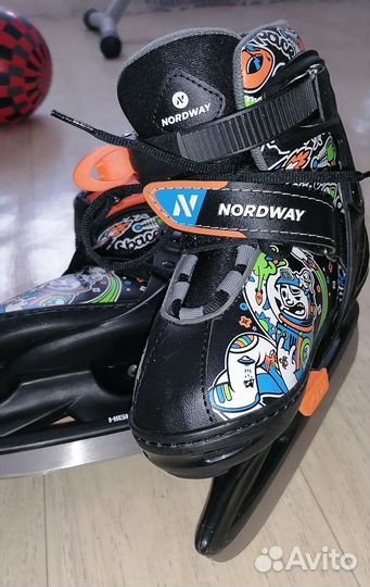 Коньки детские раздвижные 26-31